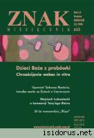 Miesięcznik ZNAK Miesięcznik ZNAK