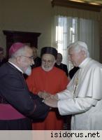 Abp Paulos Faraj Rahho na spotkaniu z Benedyktem XVI Abp Paulos Faraj Rahho na spotkaniu z Benedyktem XVI